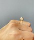 Anillo Cuarzo Rosa Braided