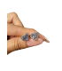 Aretes de Amatista en forma de corazón