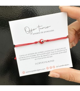 Pulsera de Hilo con Ojo Turco