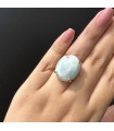 Anillo Larimar Wire