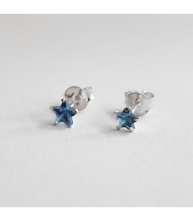 Aretes Star Topaz