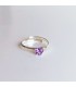 ANILLO MOM  HEART PLATA