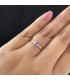 ANILLO MOM  HEART PLATA
