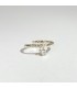 Anillo PiedraLuna Infinity trenzado