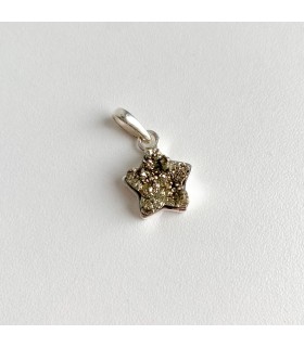 Dije Petite de Pirita Plata