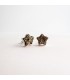 Aretes Petite de Pirita Plata