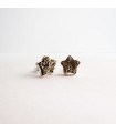 Aretes Petite de Pirita Plata