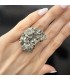 Anillo Pirita Druzy Wire