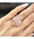 Anillo Cuarzo Rosa Drop