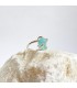Anillo Aguamarina Druzy Single