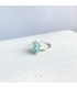 Anillo Aguamarina Druzy Single
