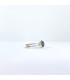 Anillo Infinity hexagonal Plata