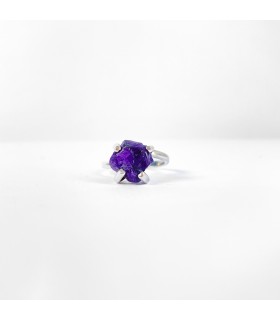 Anillo Amatista Druzy Single