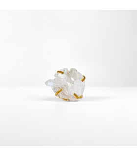 Anillo de Cuarzo Cristal Druzy