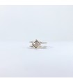 Anillo square doble labradorita
