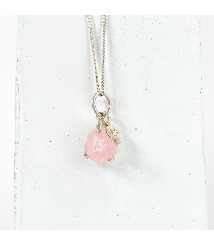 Dije de Cuarzo Rosa