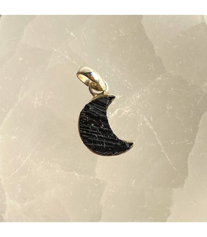 DIJE DE TURMALINA PETITE PLATA