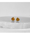 Arete Ojo de Tigre forma de gota