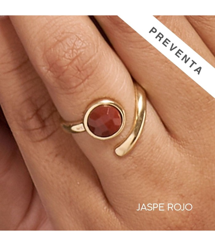 PREVENTA - Anillo Venus Jaspe Rojo