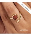 PREVENTA - Anillo Venus Jaspe Rojo