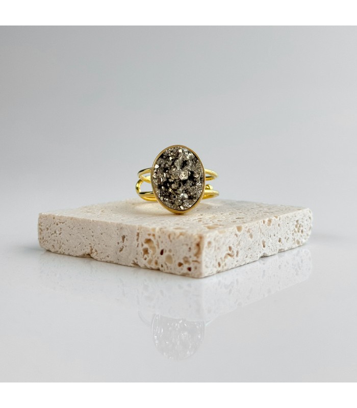 Anillo Pirita Double Wire
